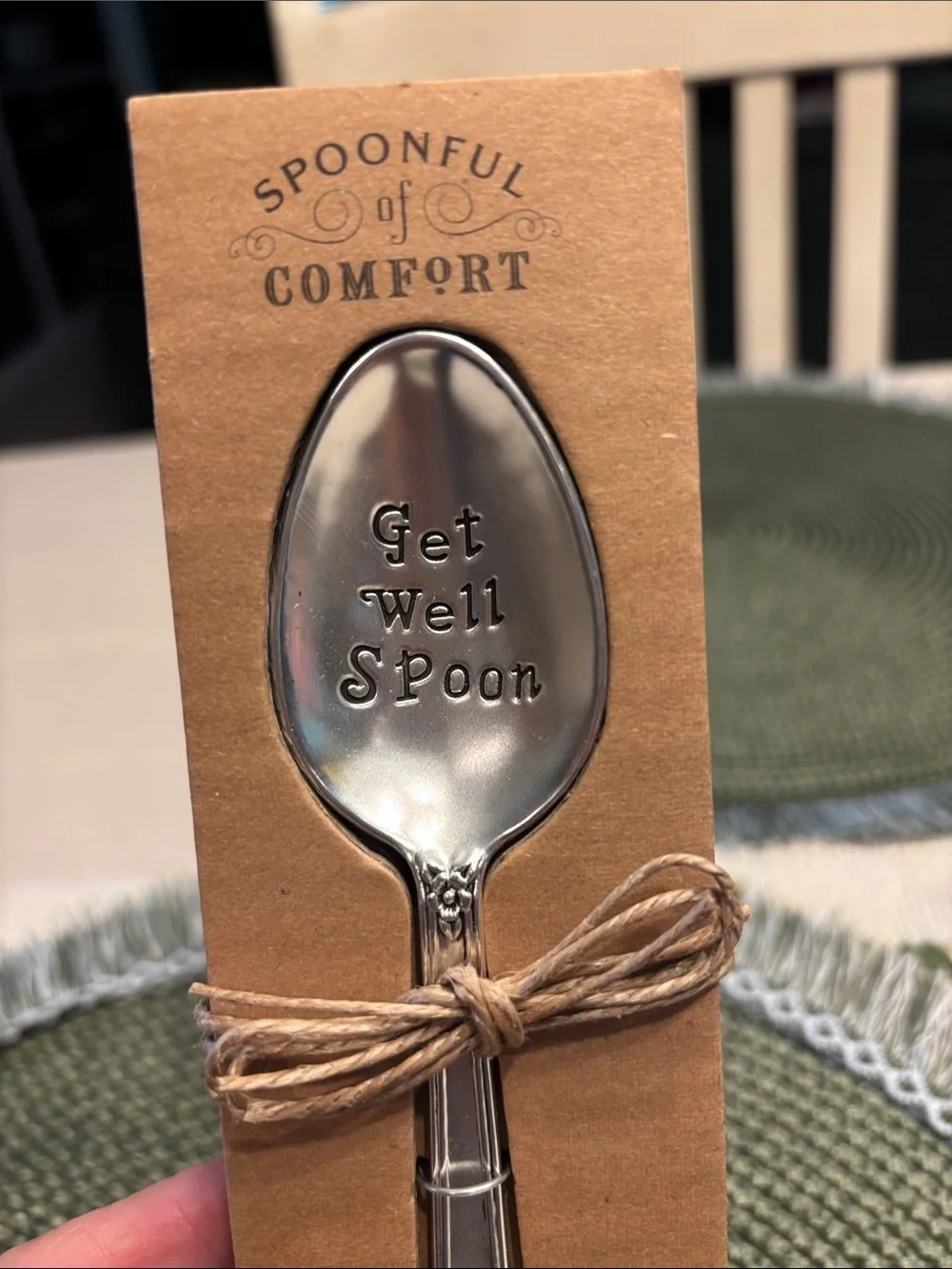 New Spoonful of Comfort Get Well Spoon